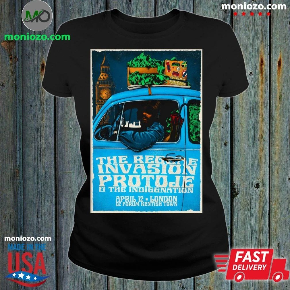 Protoje April 12 2026 In London UK Poster Shirt