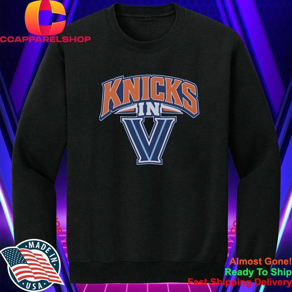 Knicks in 5 Villanova V Retro New York Basketball Shirt