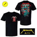 Metallica Red Cross Blood Drive M72 World Tour Europe Blood Ktulu Two Sided T-Shirt