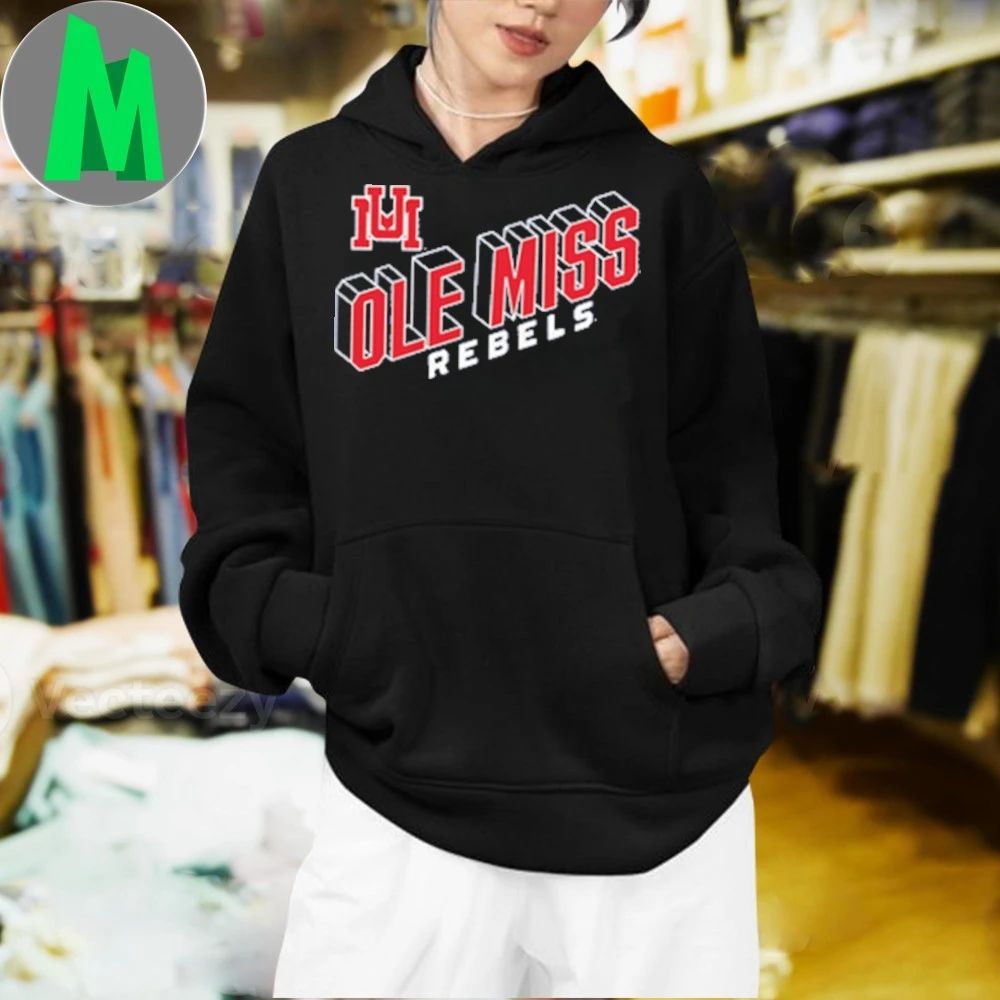 Ole Miss Monogram and Wordmark Shirt