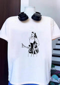 Winning Point Female Tennis Player Screaming Celebration T-Shirt