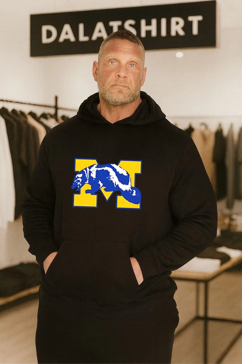 Michigan Wolverines Bear logo shirt