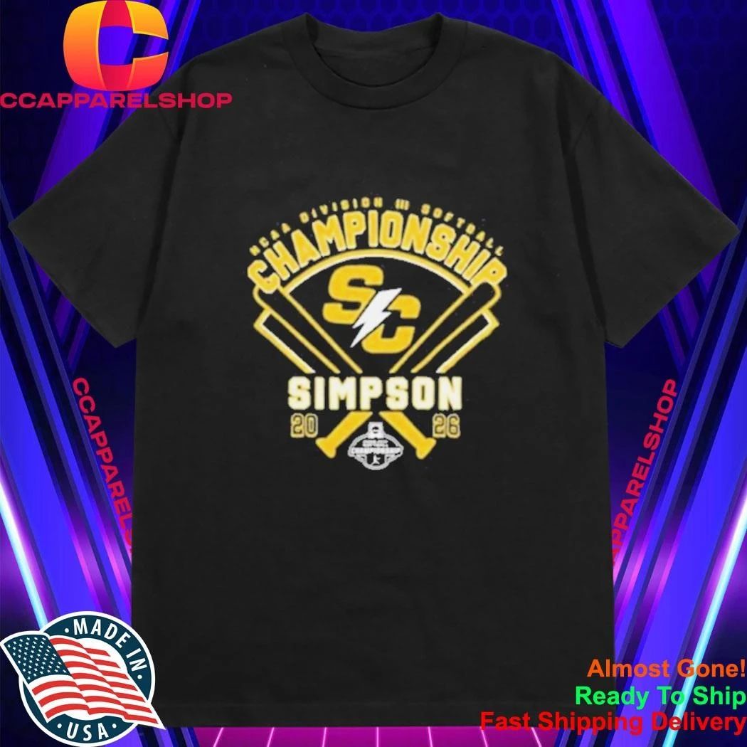 2026 NCAA Division III Softball Championship Simpson Storm Shirt