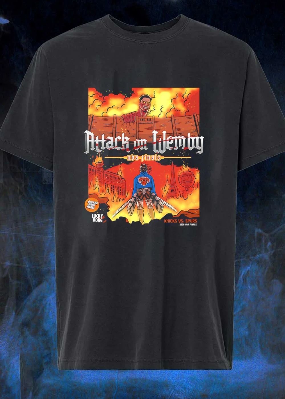 Knicks vs Spurs Attack on Wemby NBA Finals Shirt