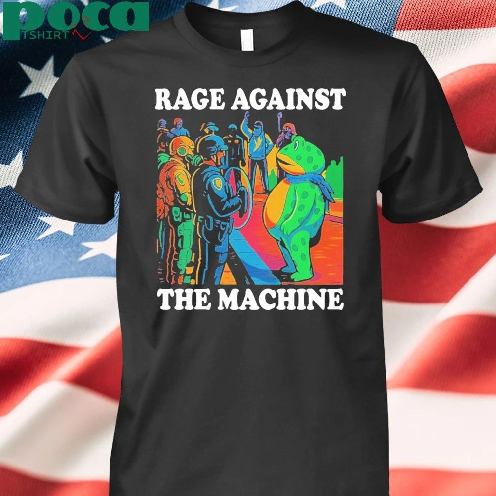 Portland Frog Rage Against The Machine Full Color T-shirt