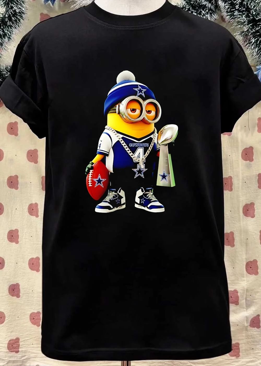 Dallas Cowboys Minion Holding Lombardi Trophy 4 Shirt