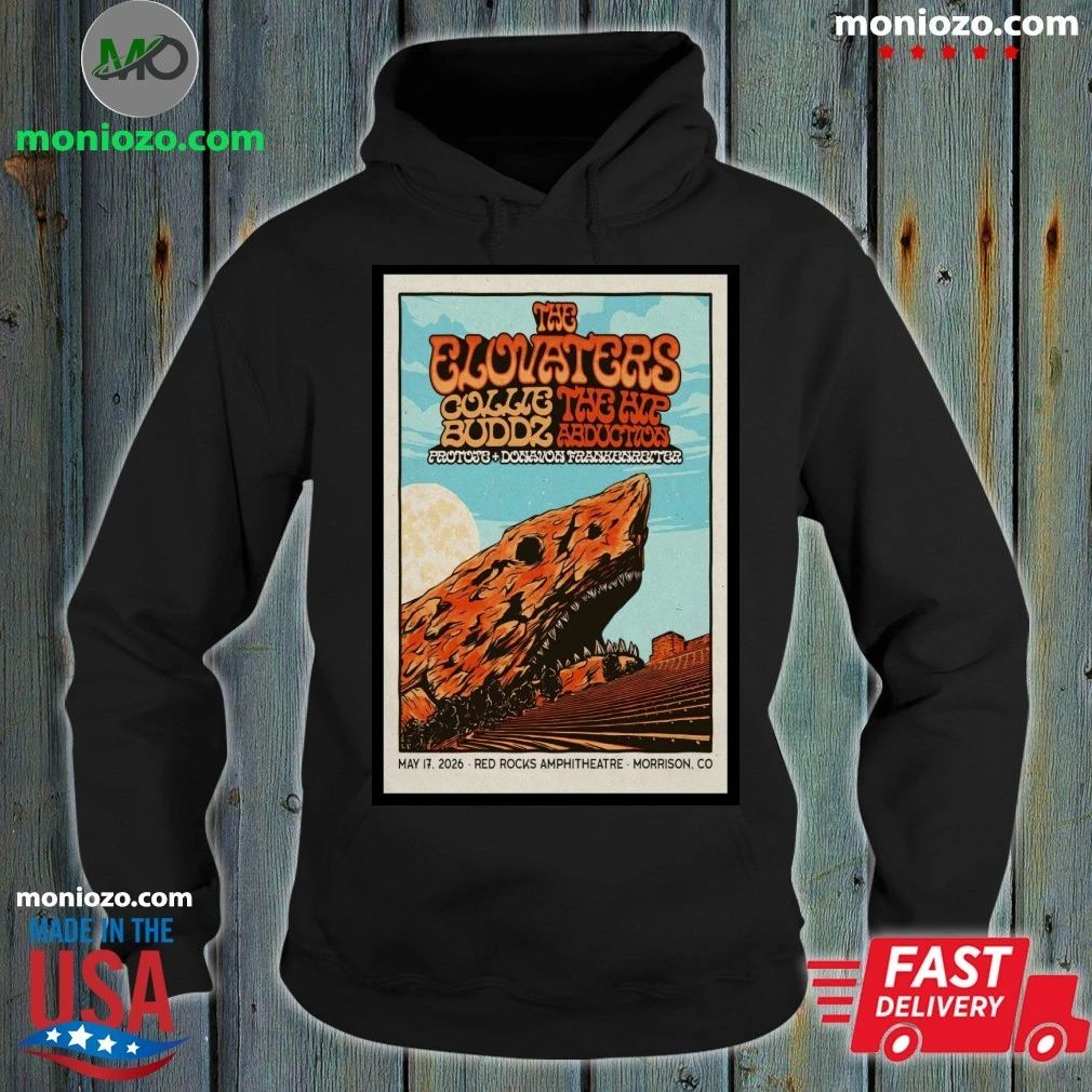 The Elevators Red Rocks May 17, 2026 Tour Poster Shirt