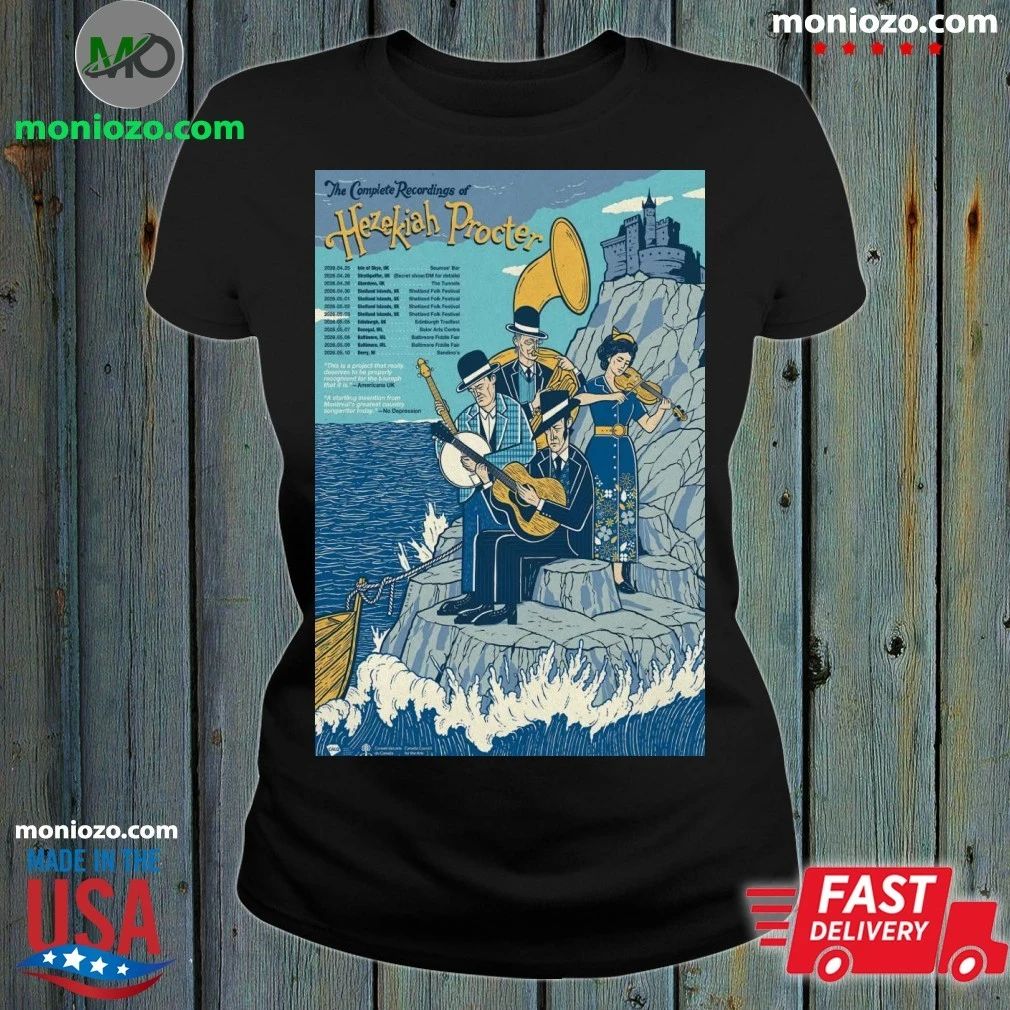 Hezekiah Procter Scottish and Irish Tour 2026 Poster Shirt