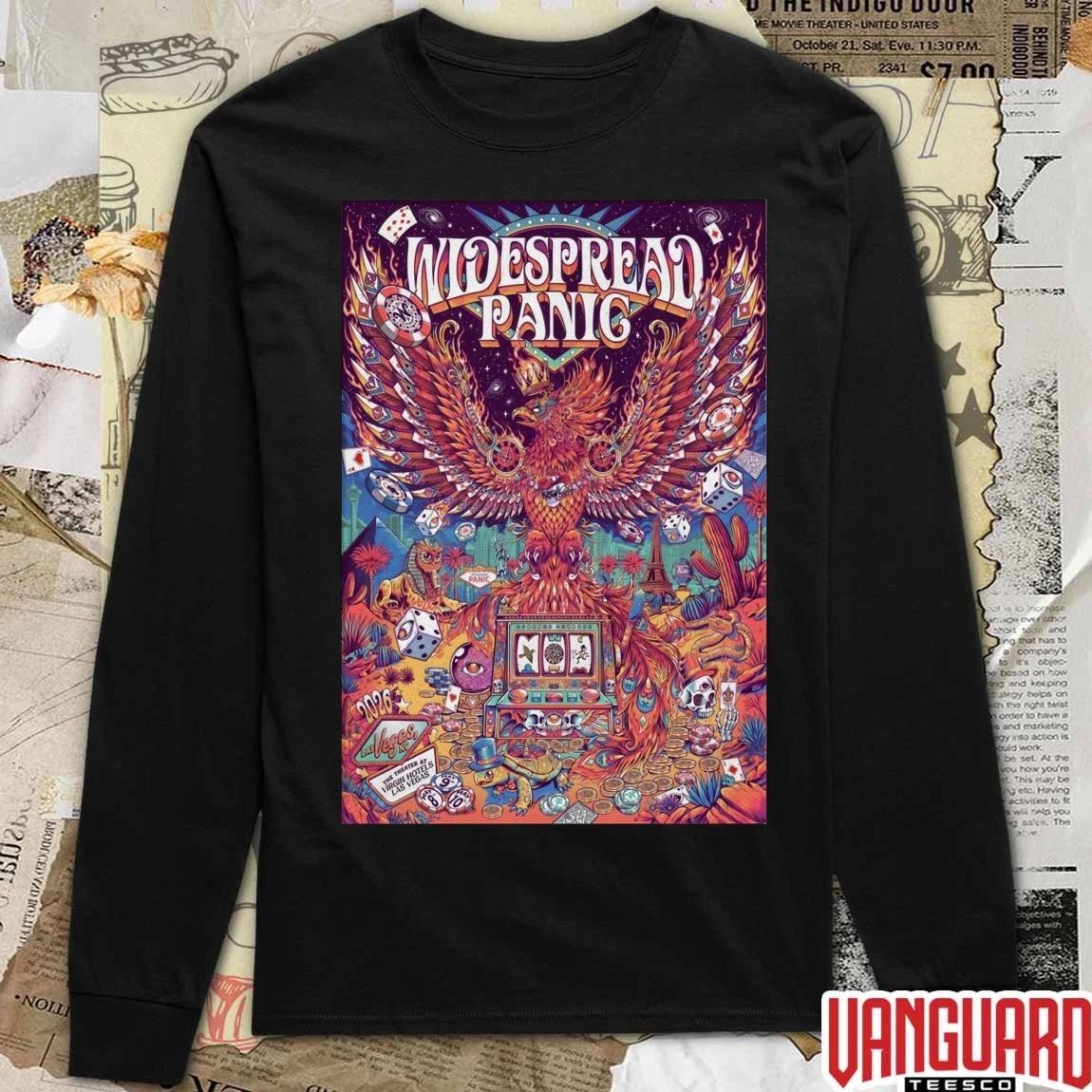 Widespread Panic The Theater At Virgin Hotels Las Vegas NV Tour On May 8-10 2026 Poster t-shirt