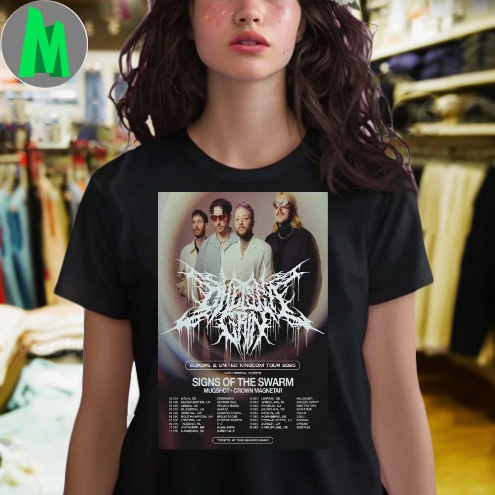Chelsea Grin Tour Dec 2025 Poster Shirt