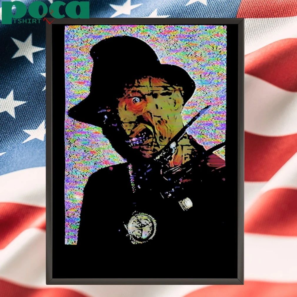 Freddy Bling Graphic Horror Halloween T-Shirt
