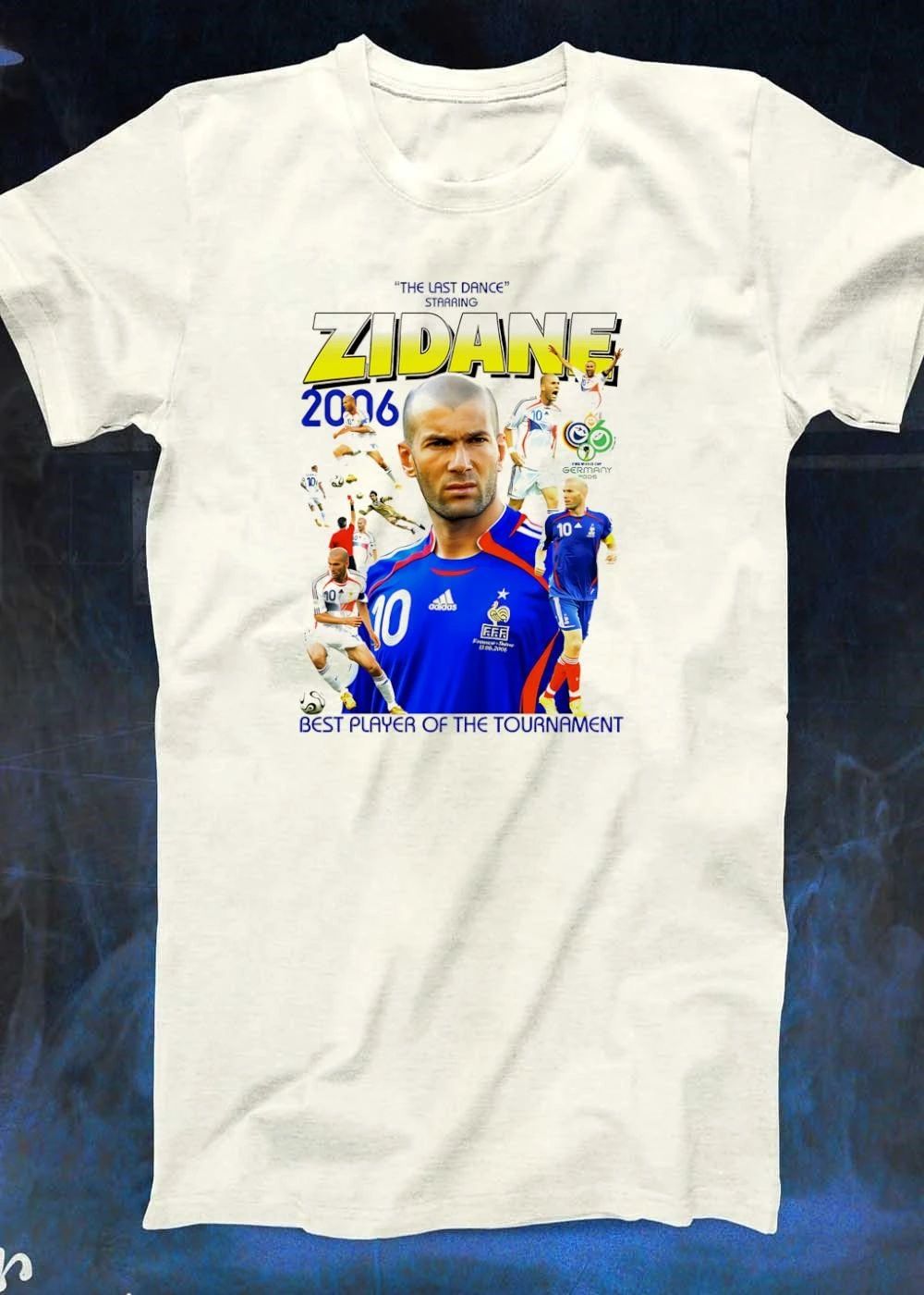 Zidane The Last Dance Best Player of the Tournament France Football T-Shirt