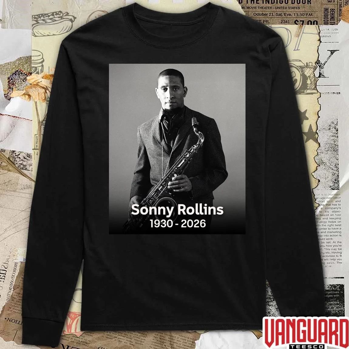 Sonny Rollins 1930 – 2026 Double J Poster t-shirt