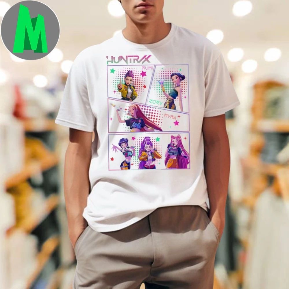 Huntrix kpop girl groups huntrix kpop demon hunters shirt