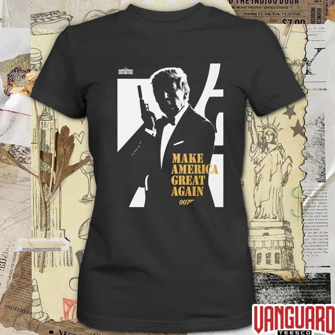 Donald Trump Make America Great Again 007 White House t-shirt