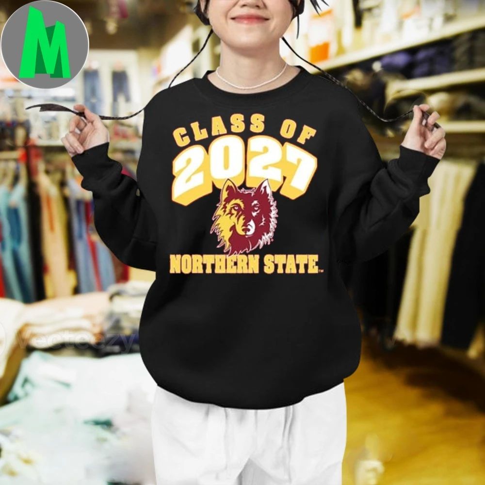 Rally Northern State Wolves Maroon Class of 2027 Shirt