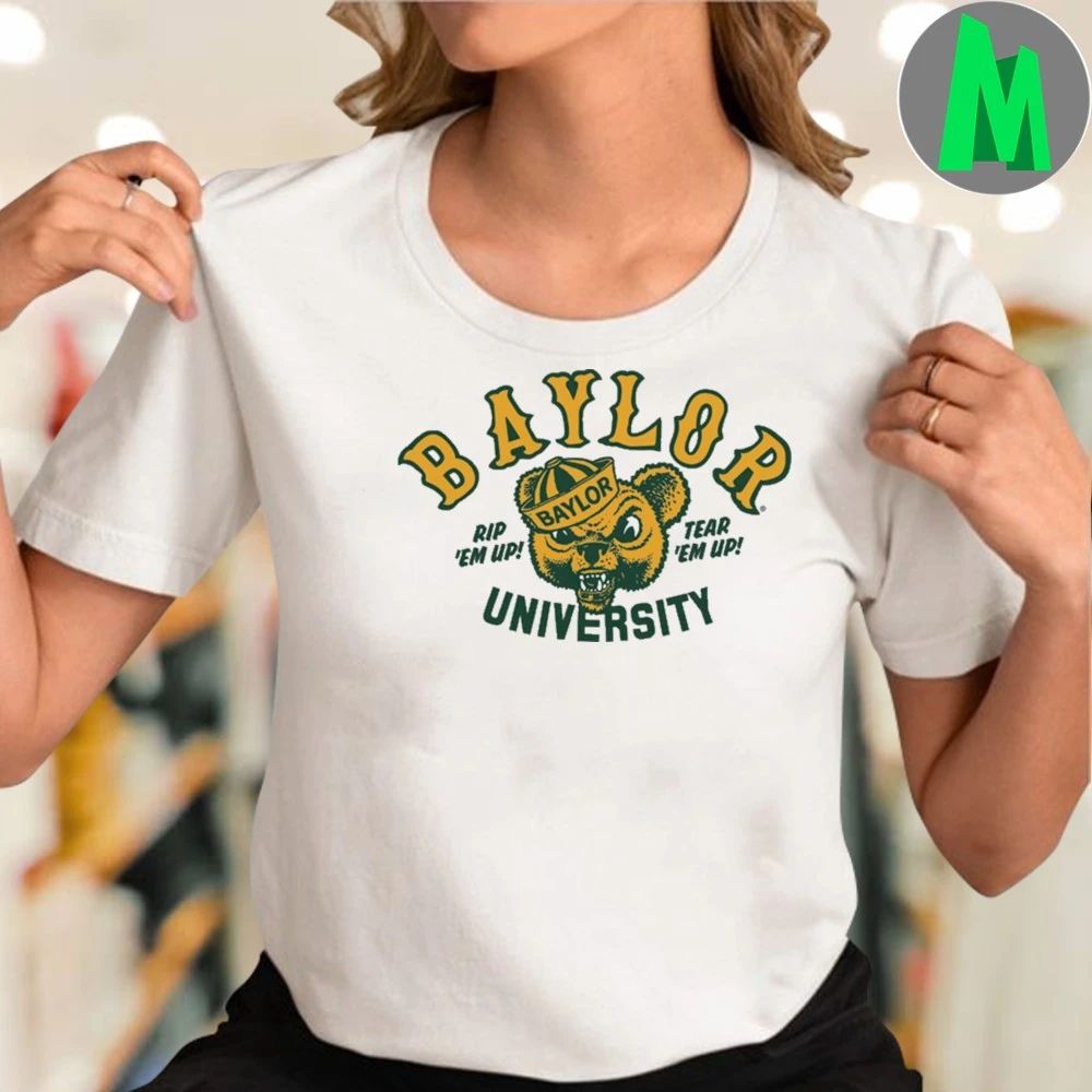 Baylor Sailor Hat Bear Rip ‘Em Up Shirt