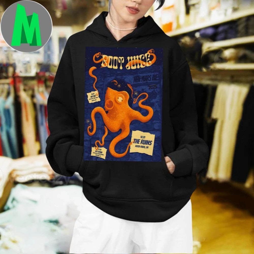 Boot Juice Dec 31 2025 In Hood River OR Poster Shirt