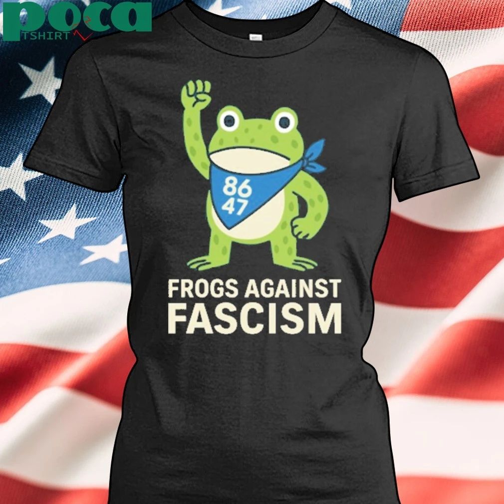 FROGS AGAINST FASCISM – I AM FROGTIFA T-Shirt