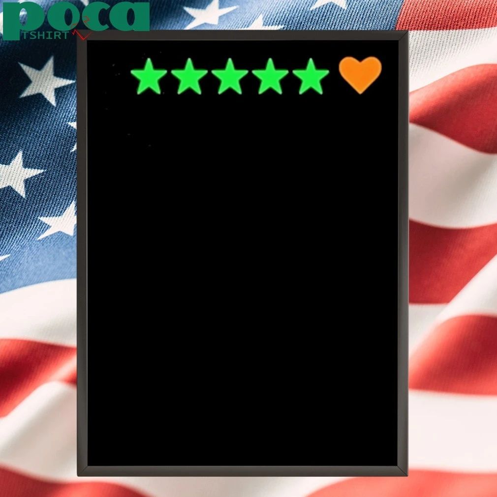 5 Stars On Letterboxd T-shirt