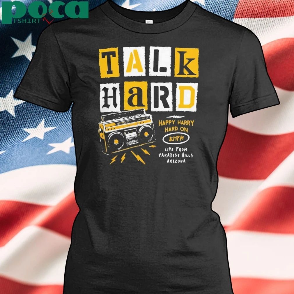 Talk Hard Pump Up The Volume Retro Radio 92 7 FM T-Shirt