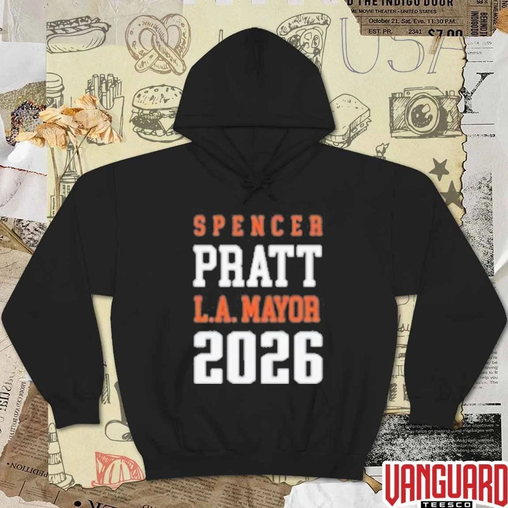 Vote Spencer Pratt for Mayor of Los Angeles 2026 Election t-shirt