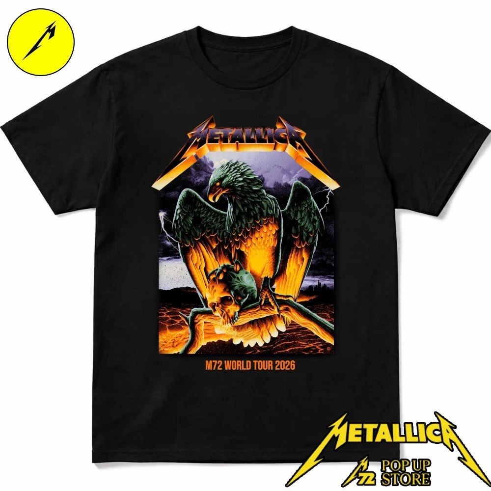 Metallica M72 Frankfurt Eagle Skull Limited Edition Shirt – May 24 at Deutsche Bank Park, Germany