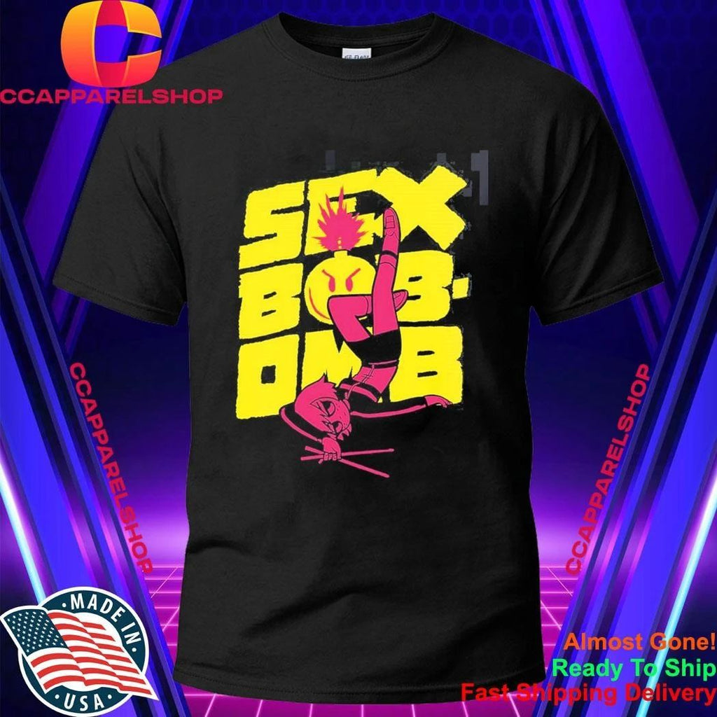 Scott Pilgrim Vol 3 Scott Pilgrim And The Infinite Sadness 20th Anniversary Merch Sex Bob-omb Shirt