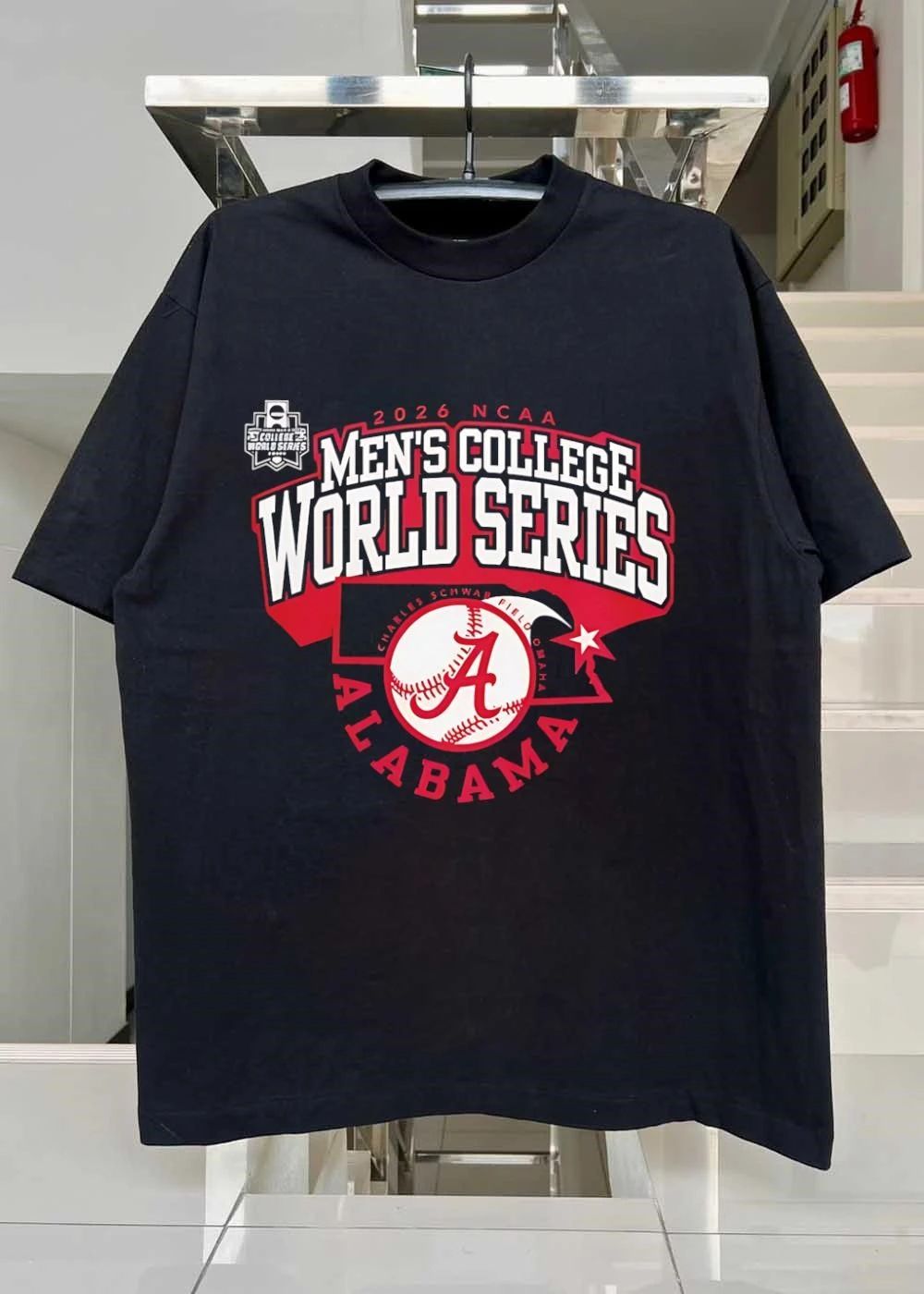2026 NCAA Men’s College World Series Alabama Shirt