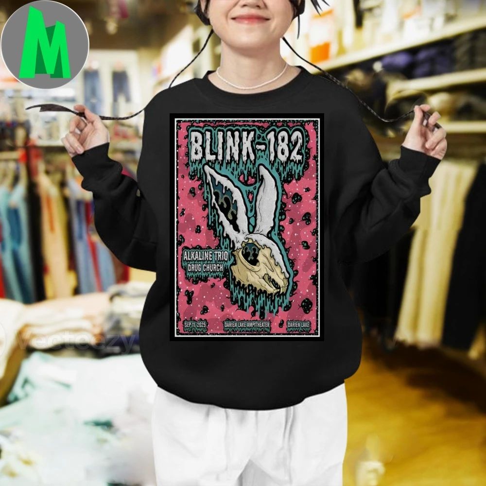 Blink-182 Fall Tour 2025 Darien Center, NY Poster Shirt