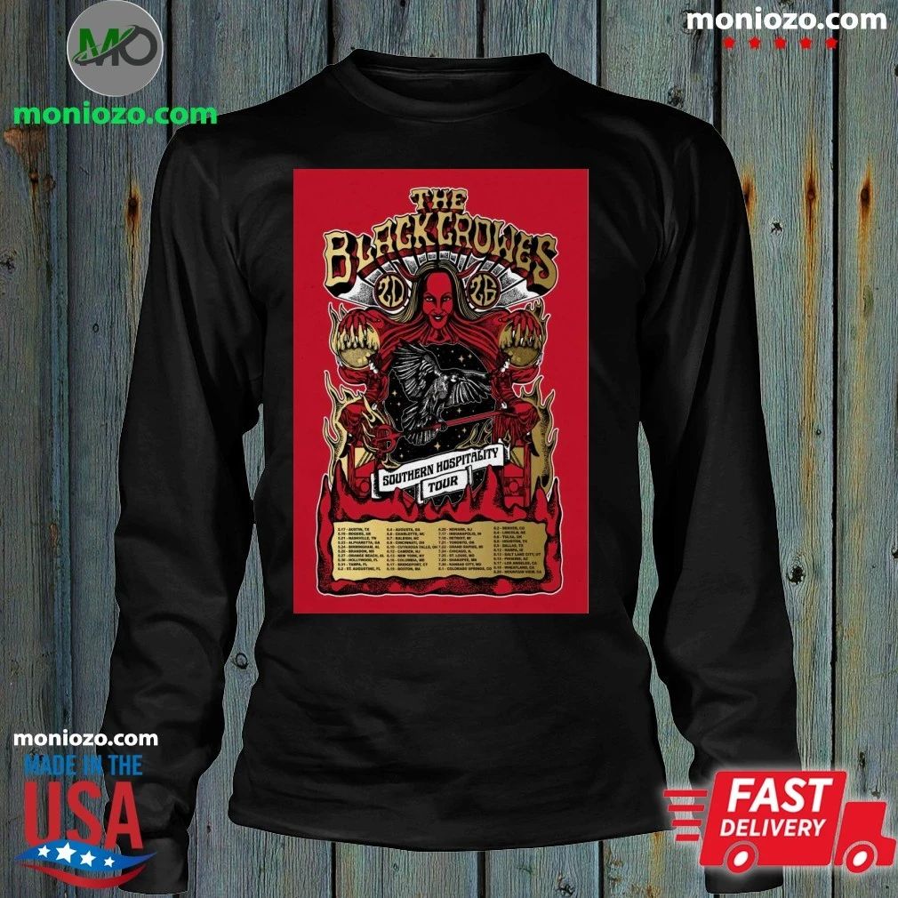 The Black Crowes Southern Hospitality Tour 2026 Poster Shirt