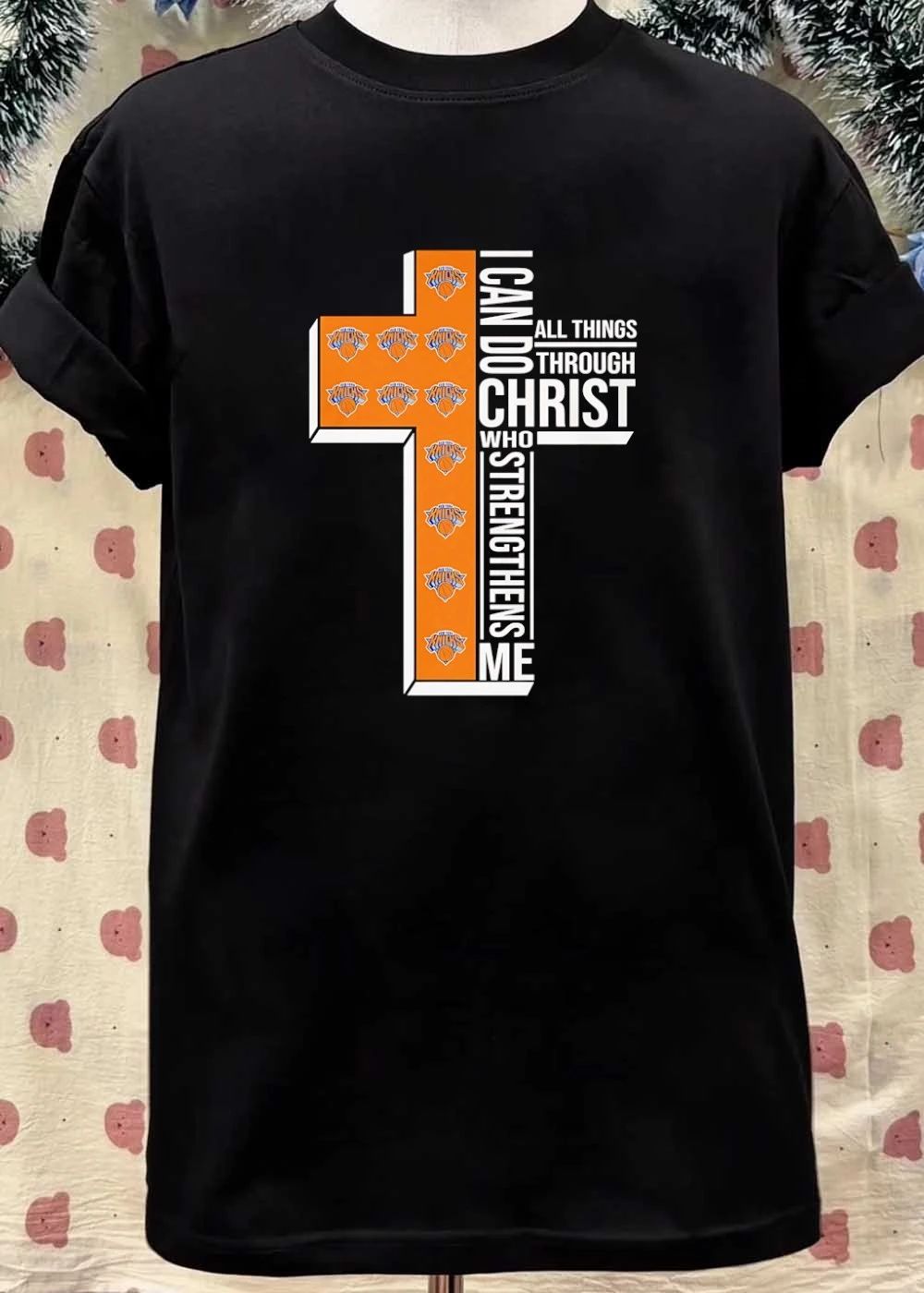 I Can Do All Things Through Christ Who Strengthens Me Cross Knicks shirt