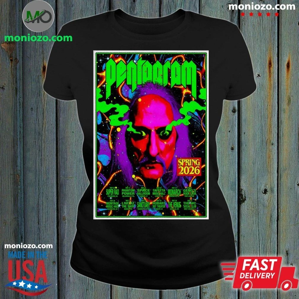 Original Pentagram Spring Tour 26 Poster Shirt