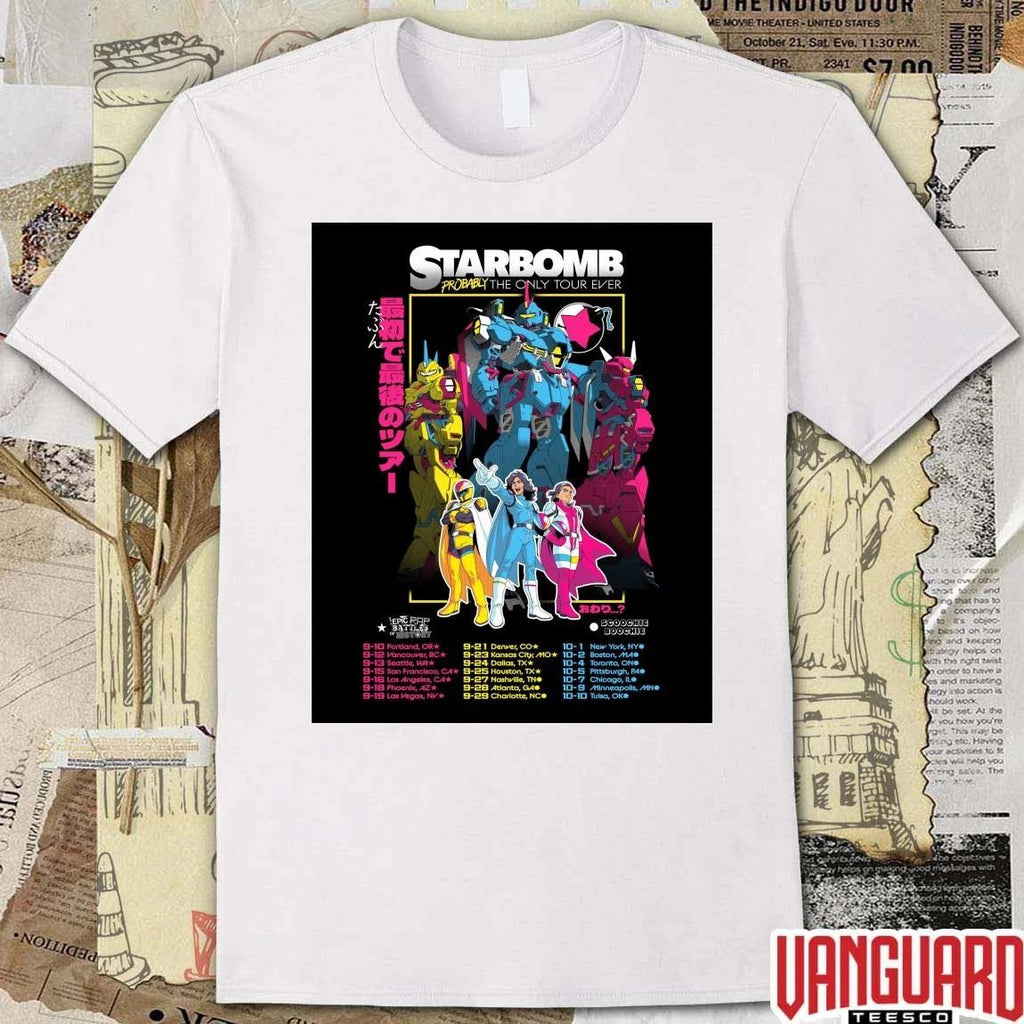 Starbomb Probably The Only Tour Ever September – October 2026 Poster t-shirt