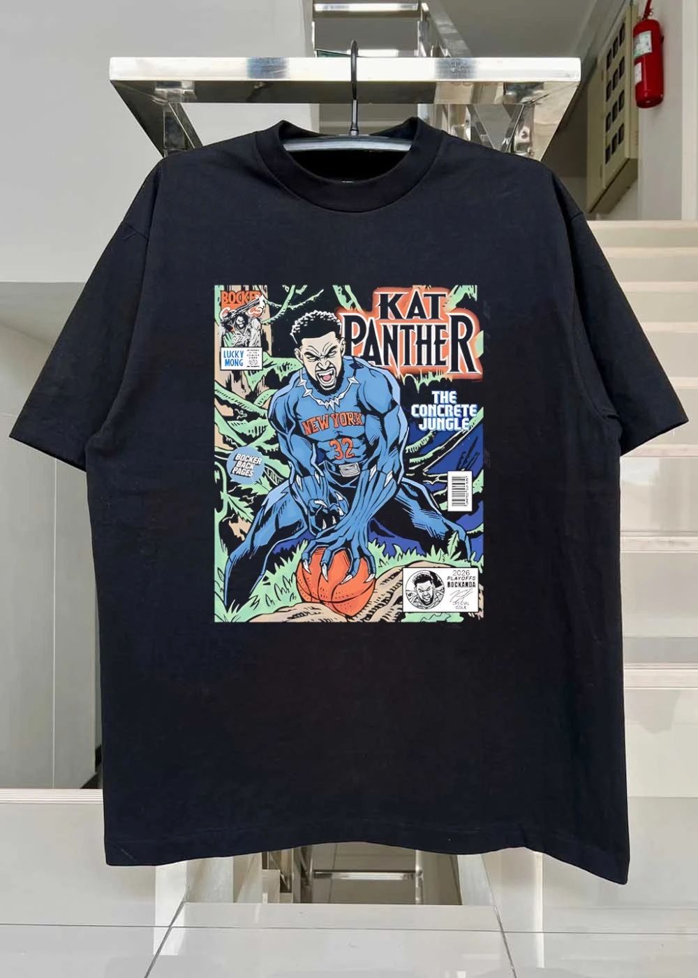 2026 Playoffs Bockanda Kat Panther The Concrete Jungle New York 32 Shirt