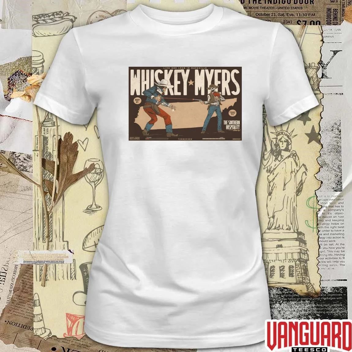 Whiskey Myers The Southern Hospitality Tour May 21 2026 Nashville TN Poster t-shirt