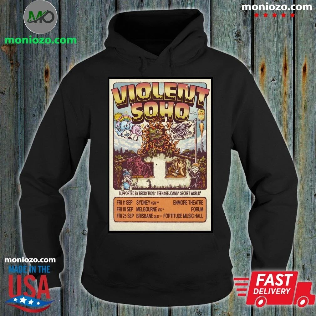 Violent Soho In Brisbane QLD On Sept 25 2026 Poster Shirt