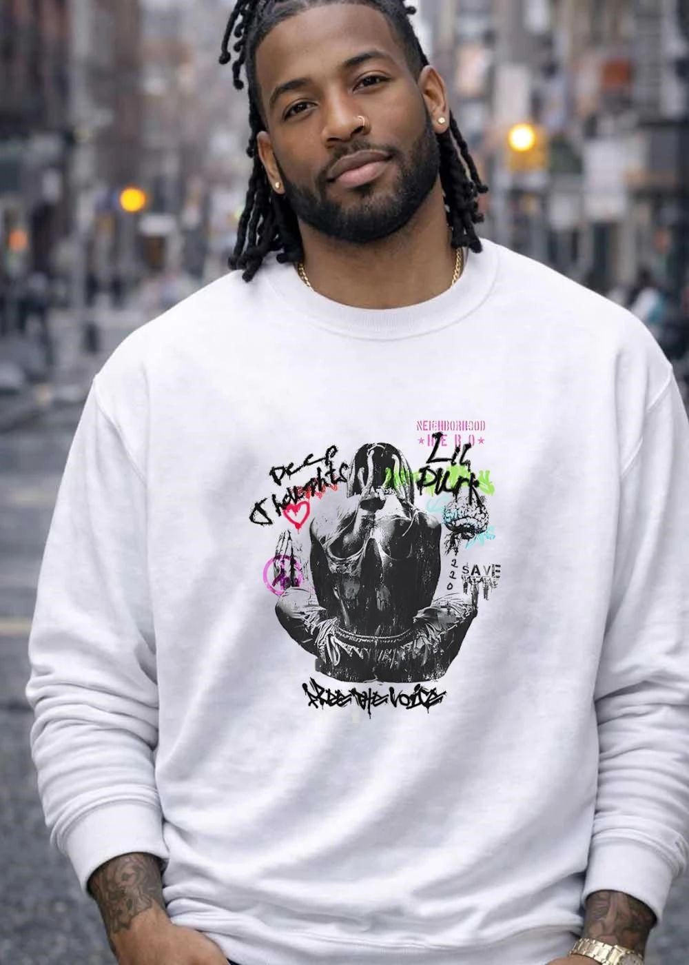 Lil Durk Neighborhood HE B O deep thoughts SAVE 220 free the voice shirt