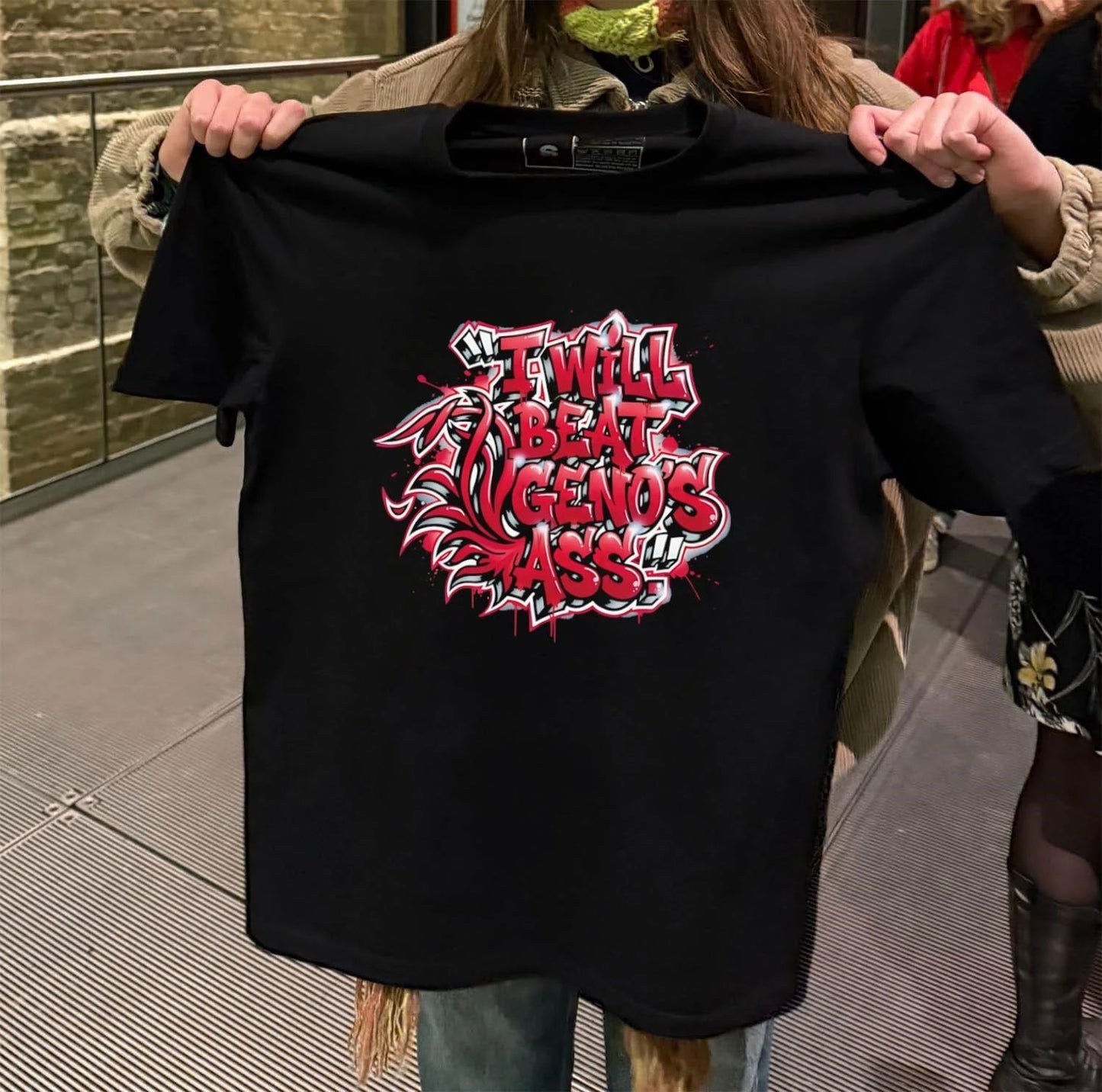 I Will Beat Geno’s Ass art shirt