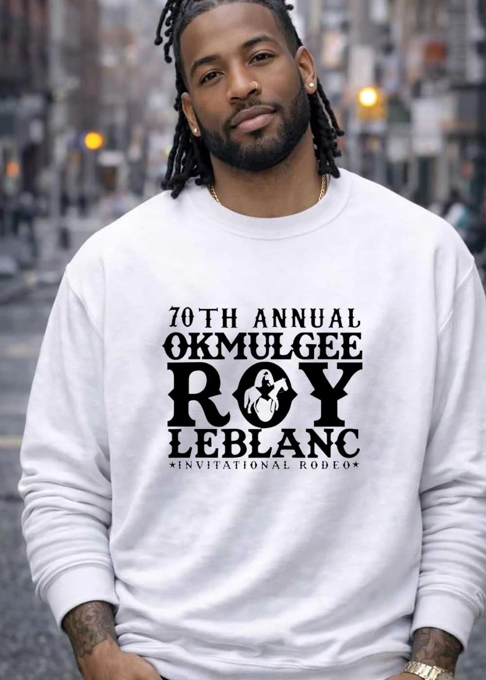 70th Annual Okmulgee Roy Leblanc Invitational Rodeo shirt