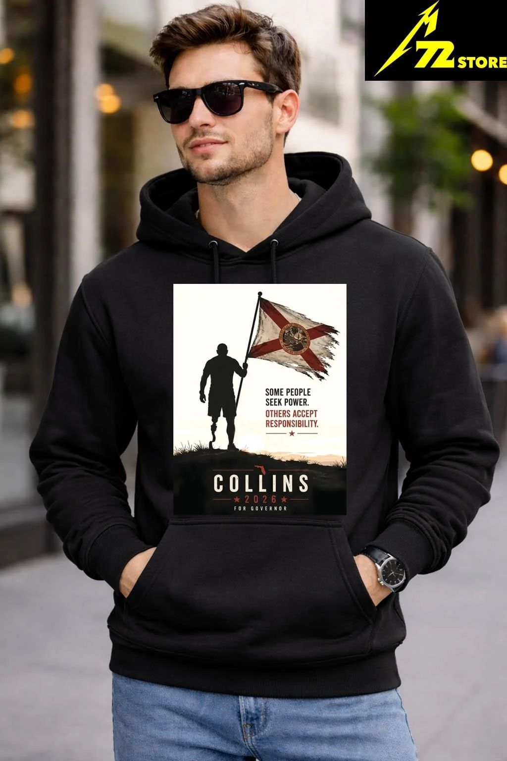 Jay Collins For Florida Governor 2026 Campaign Graphic Shirt