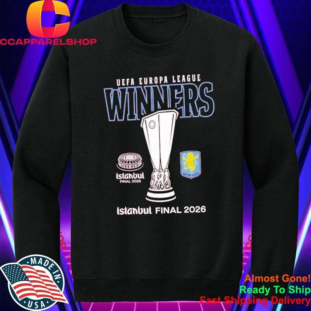 Aston Villa Istanbul 2026 UEL Final Winners Shirt