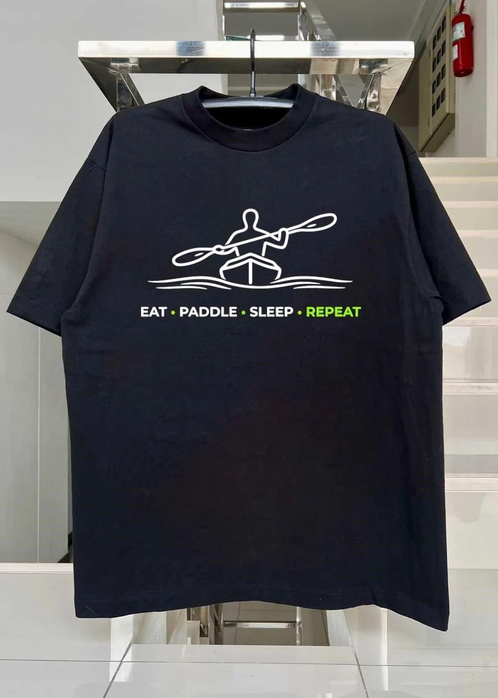 Eat Paddle Sleep Repeat Kayaking Watersports Enthusiast 2026 Summer Adventures Shirt