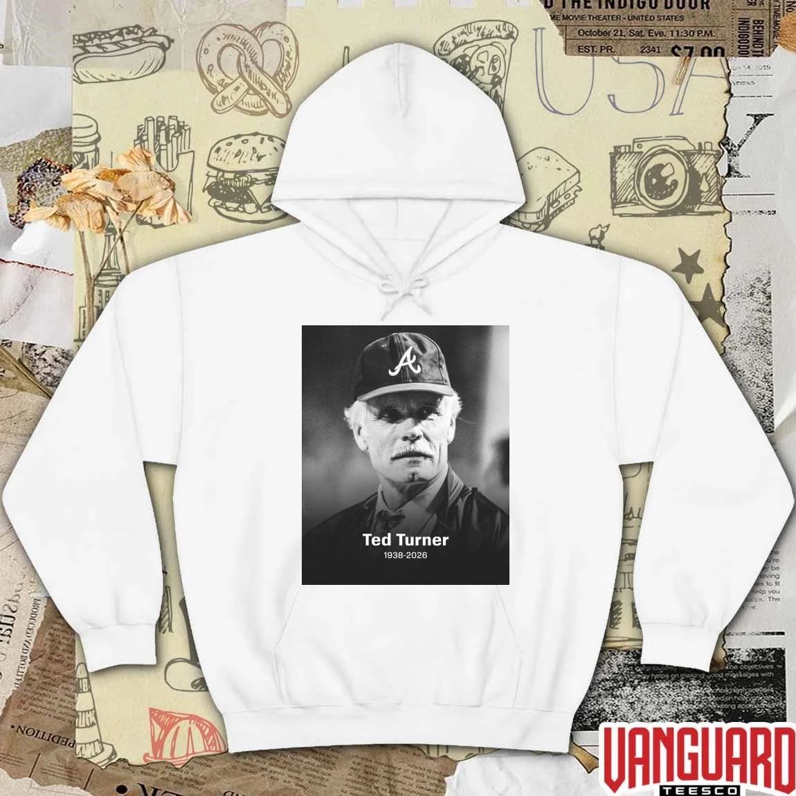 Ted Turner 1938 – 2026 ESPN t-shirt