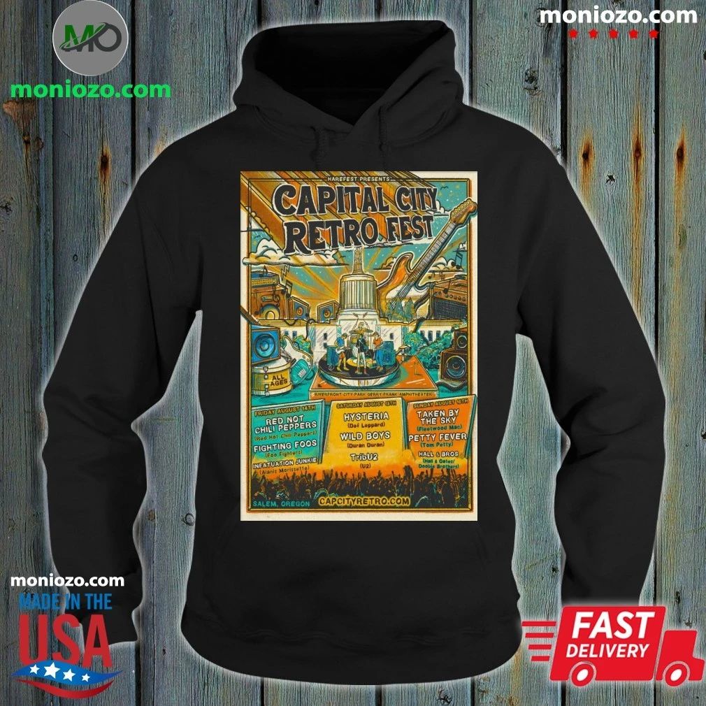 Capital City Retro Fest August 14-16 2026 Salem OR Poster Shirt – Perfect Gift for Men & Women