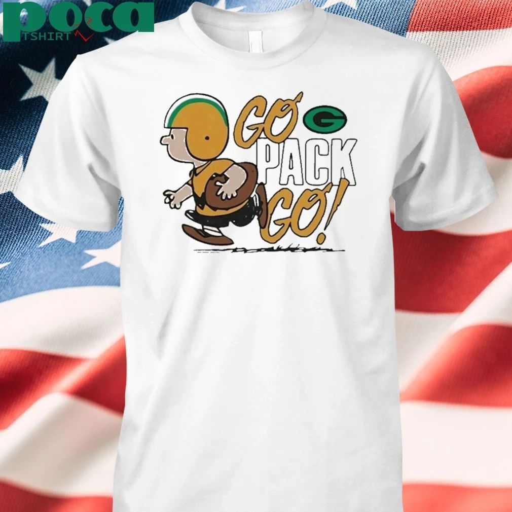 Green Bay Packers X Peanuts 2025 Go Pack Go shirt