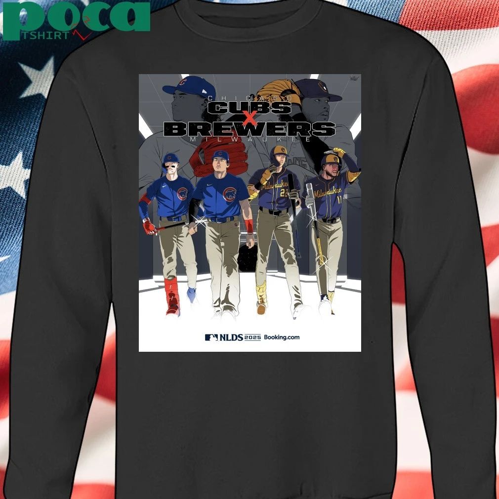 Chicago Cubs Vs Milwaukee Brewers 2025 Mlb National League Division Series Art shirt