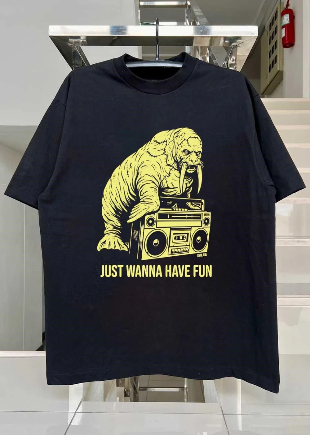 Walrus DJ Just Wanna Have Fun music shirt