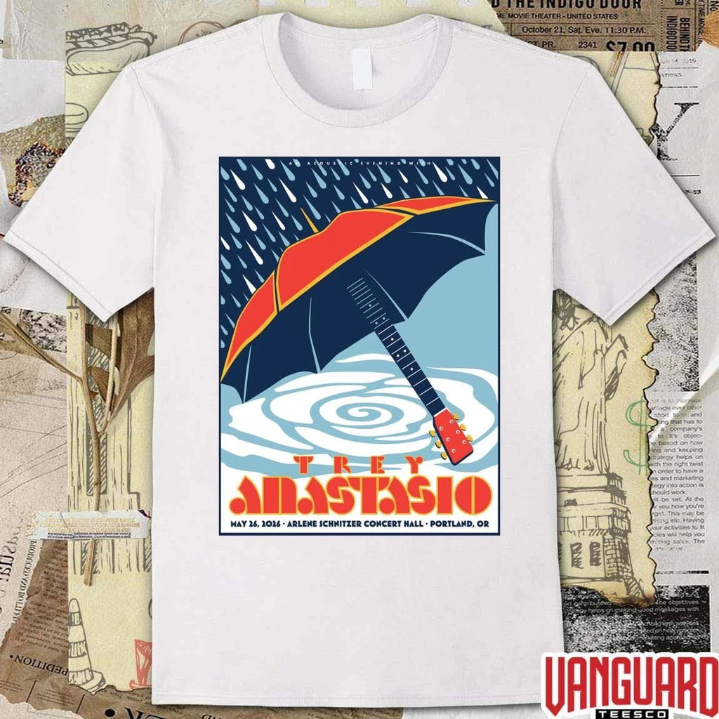 Trey Anastasio Arlene Schnitzer Concert Hall Portland, OR Poster May 26 2026 Poster t-shirt