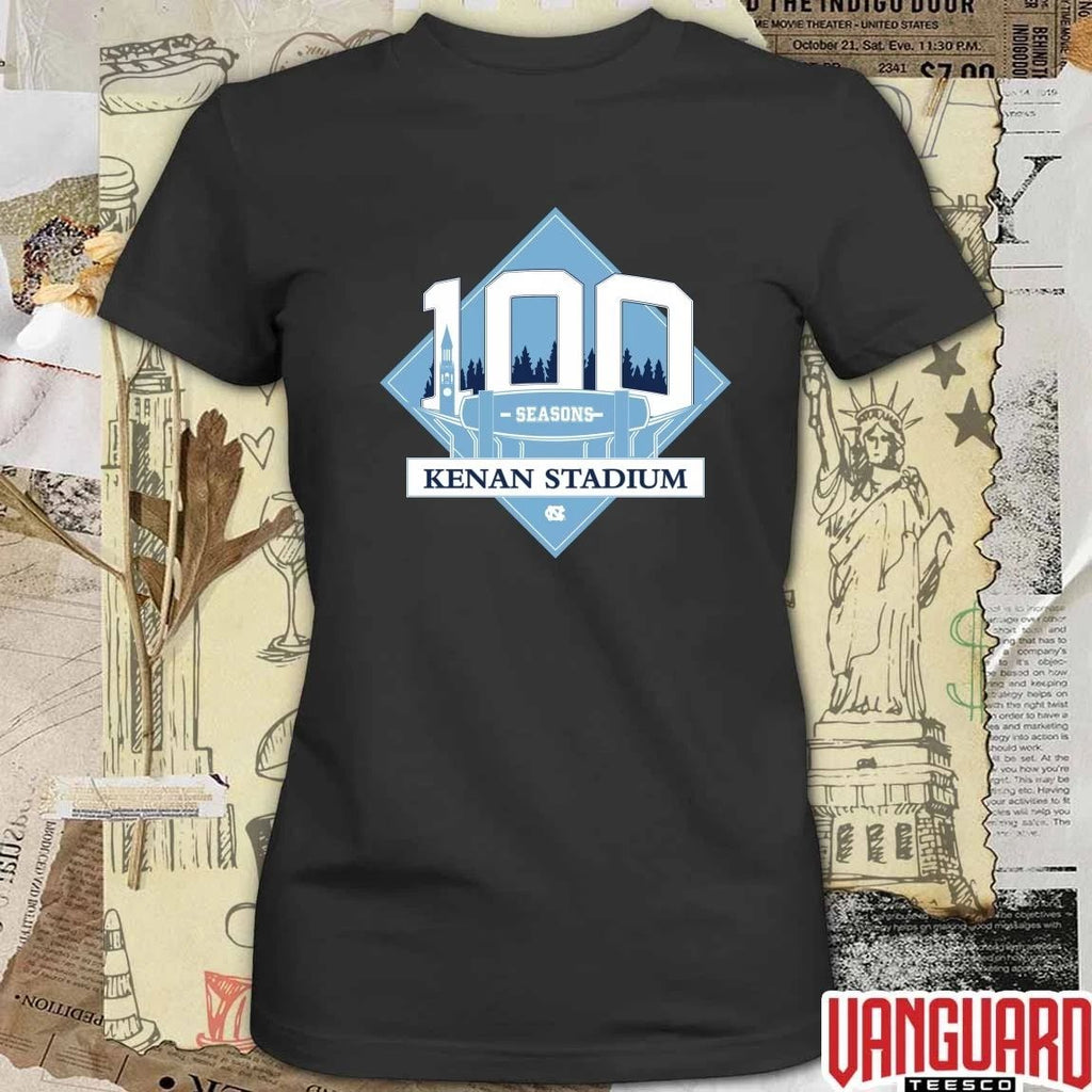 North Carolina Tar Heels Football 100th Season Celebration Kenan Stadium Logo 2026 t-shirt